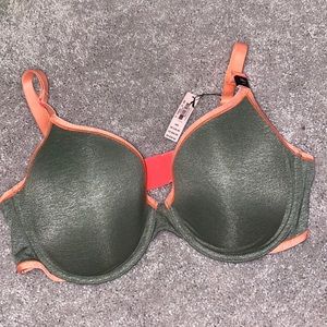 Brand new green/orange VS bra, never worn!
